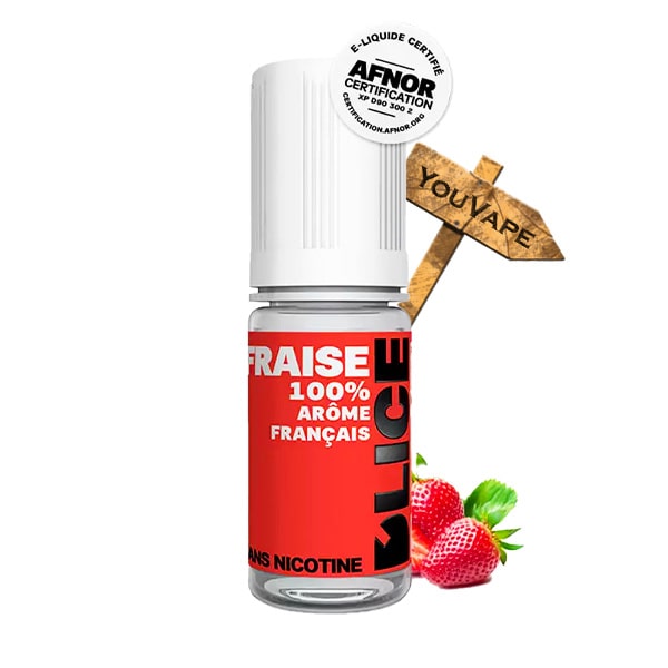 Le e liquide Fraise de Dlice est un eliquide pour cigarette électronique à la saveur de fraise. Pas trop sucré, une saveur parfaite pour toute la journée.