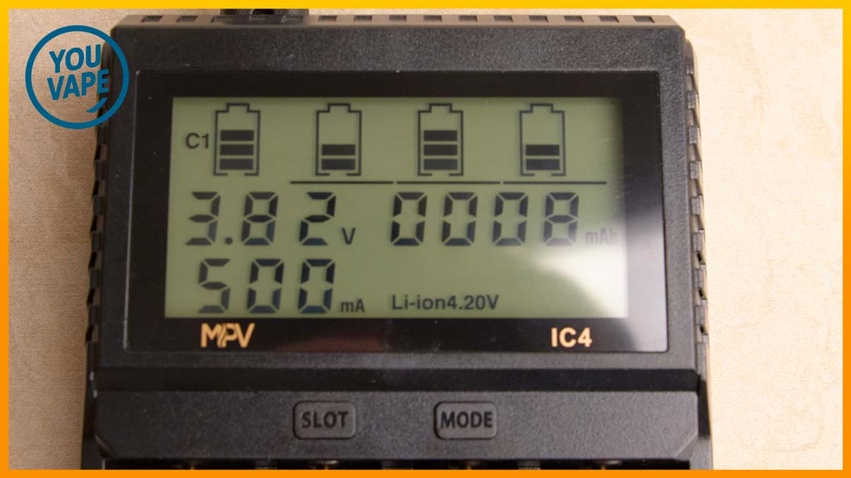 L'écran du chargeur IC4 de MPV