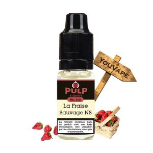 Eliquide Fraise Sauvage 10ml sel de nicotine par Pulp