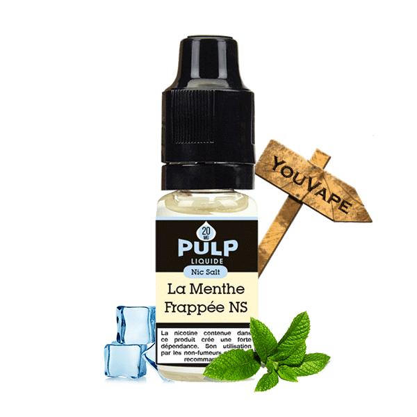 Eliquide Menthe Frappée 10ml sel de nicotine par Pulp
