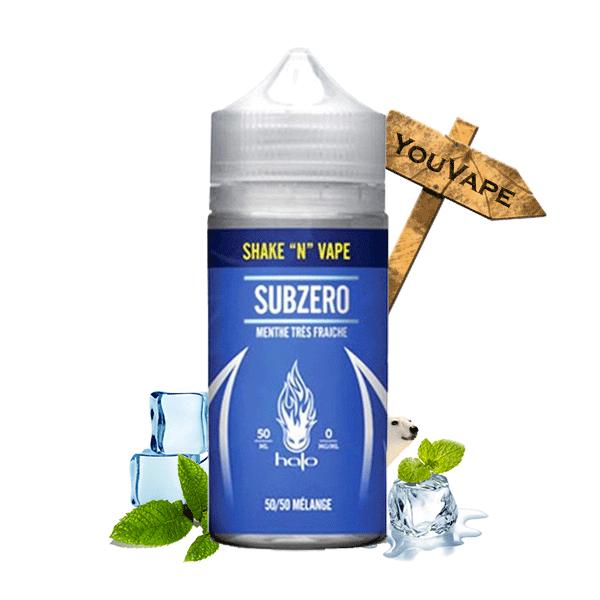 eliquide subzero 50ml par halo