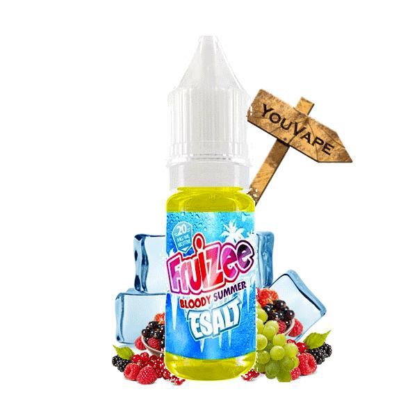 eliquide bloody summer 10ml sel de nicotine par fruizee