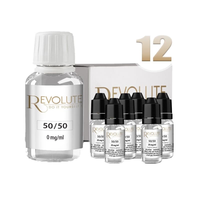 Base 12mg 50/50 100ml par revolute