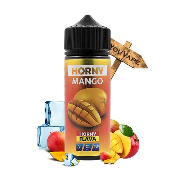 Le e liquide Mango par Horny Flava est une mangue juteuse accompagnée de sa forte fraîcheur. Ce e-liquide a un ratio de PG/VG 50/50.
