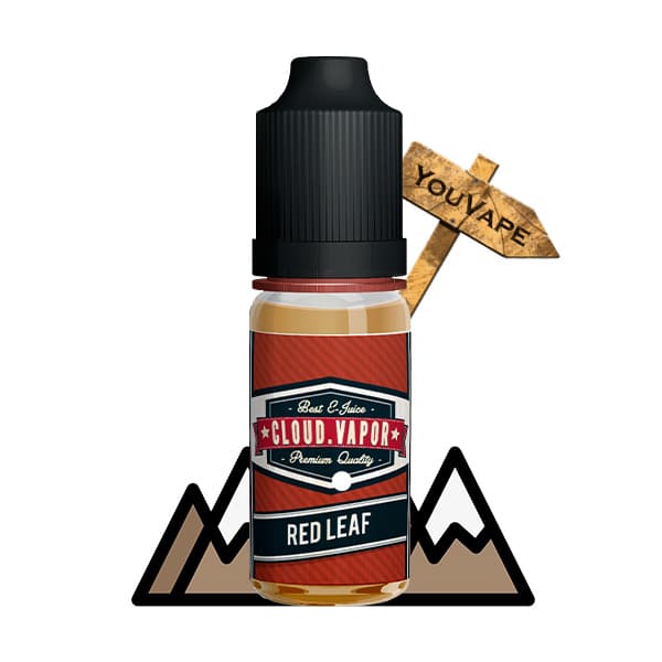 Eliquide Red Leaf 10ml par Cloud Vapor