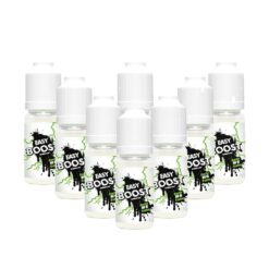 Pack de 10 boosters de nicotine, fabriqué en France pour ajouter de la nicotine à vos eliquides grands formats ou DIY. Ratio de 100% VG.