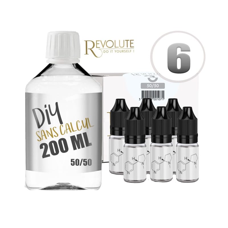 Base 6mg 50/50 200ml par revolute