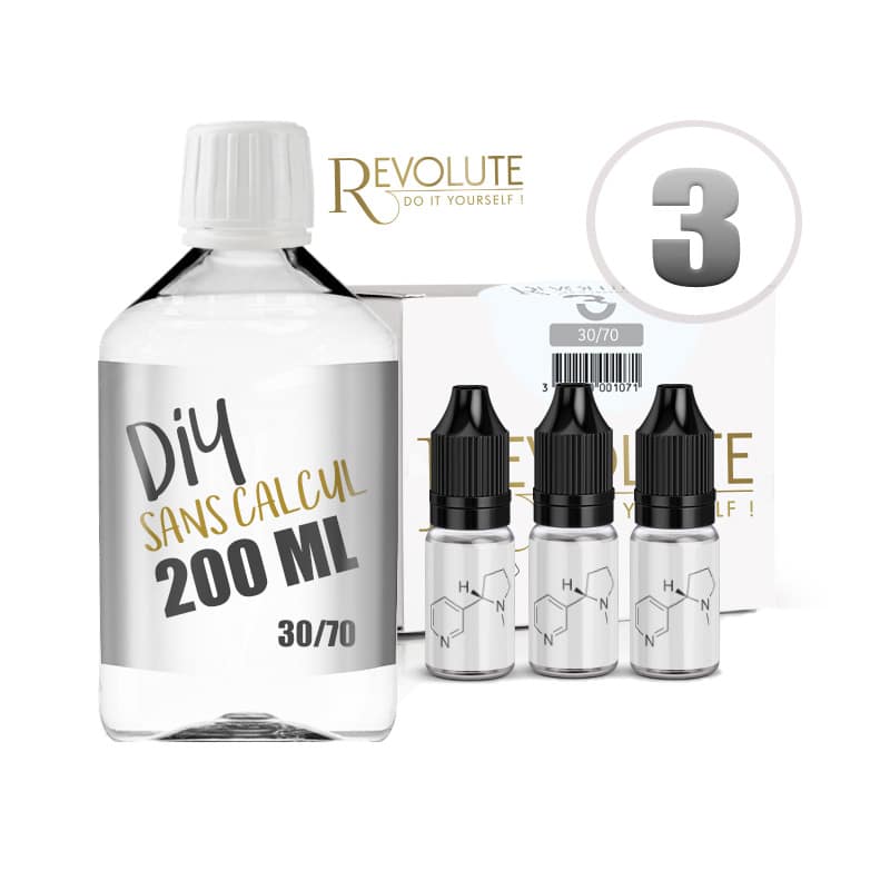 Base 3mg 30/70 200ml par Revolute