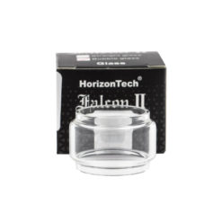 Réservoir en pyrex Bulb de rechange de 5.2ml pour les clearomiseurs subohm Falcon 1 et 2 de Horizon Tech, livré avec un jeu de joints de rechange.