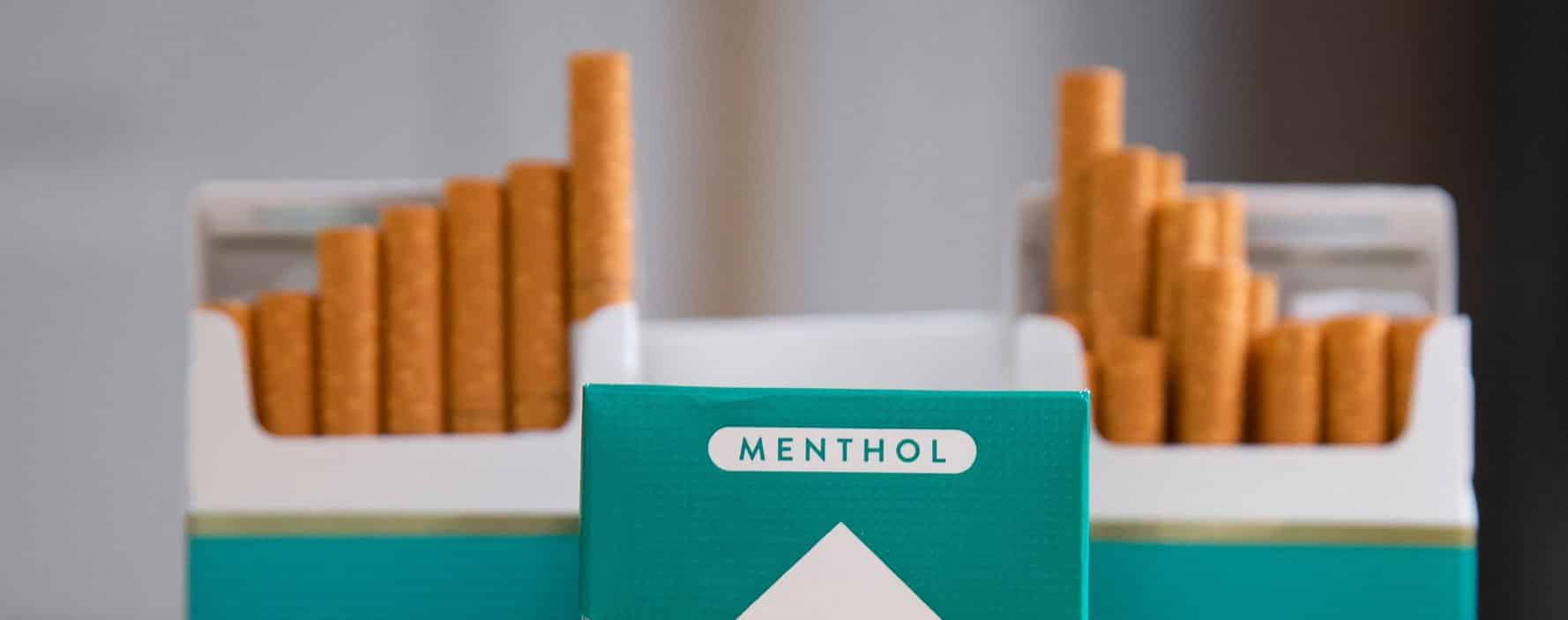 3 paquets de cigarettes menthol