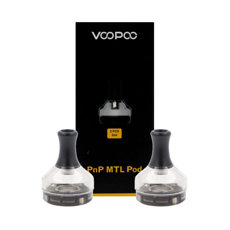 Lot de 2 cartouches PNP MTL de remplacement pour les kits Drags S et X, pour le kit Argus X, ainsi que pour le Pod V Suit de Voopoo.