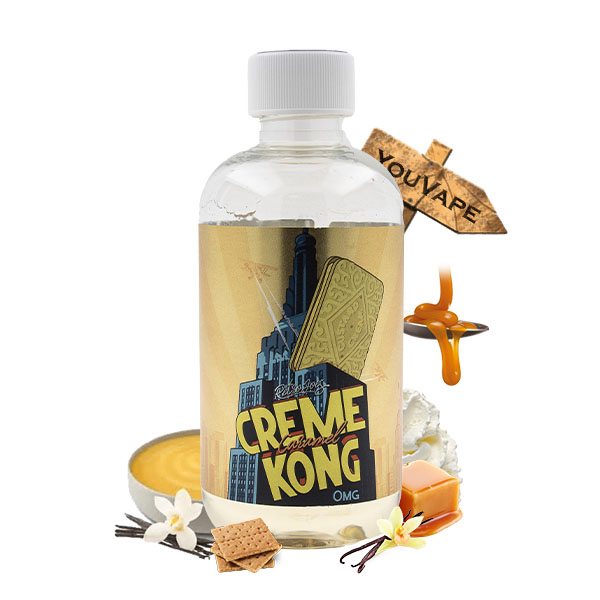 Eliquide Creme Kong Caramel 200ml par Joe's Juice