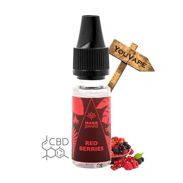 Eliquide red berries cbd par Marie-Jeanne