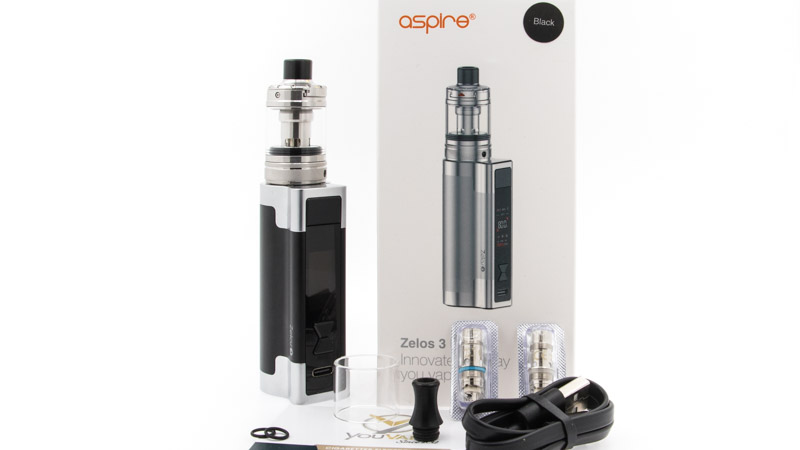 Contenu du coffret du kit Zelos Nautilus 3 par Aspire