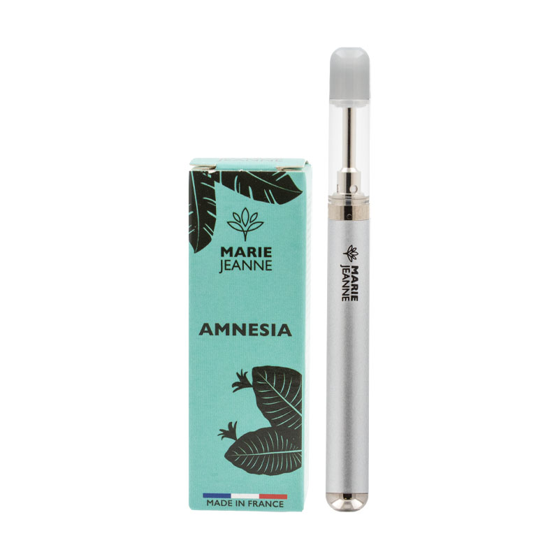 Le Pack Vape Pen CBD Reefer - Amnesia de la MarieJeanne réunit cigarette électronique compacte Reefer, et le eliquides CBD Amnesia de la marque, en 300mg.