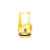 Le drip tip 510 Whistle Style Long de Dotmod est un drip tip plat ergonomique. En acrylique, il isole les lèvres de la chaleur, et sa forme est naturelle.