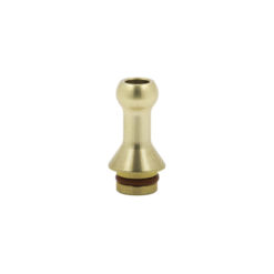 Drip Tip 510 Brass format long. Ce drip tip est adapté pour les tirages modérés, en MTL ou en inhalation directe restreinte.