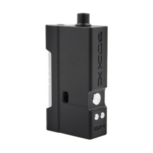 Le Kit Boxx (Full Version) est une cigarette électronique AIO, simple accu, compacte et polyvalente, conçue par Aspire avec les moddeurs Sunbox et Atmizoo.