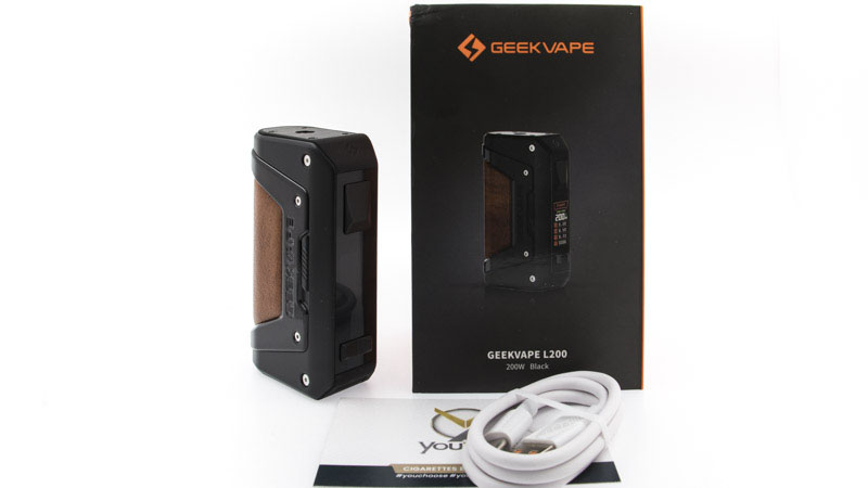 Contenu du coffret de la Box Aegis L200 de Geek Vape