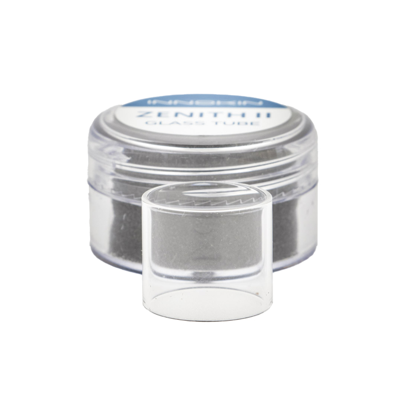 Réservoir en pyrex de rechange pour le clearomiseur Zenith 2 par Innokin. Il peut contenir une grande quantité de eliquide : 5.5ml.