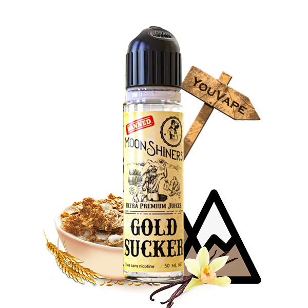 Eliquide Gold Sucker 60ml par Moonshiners