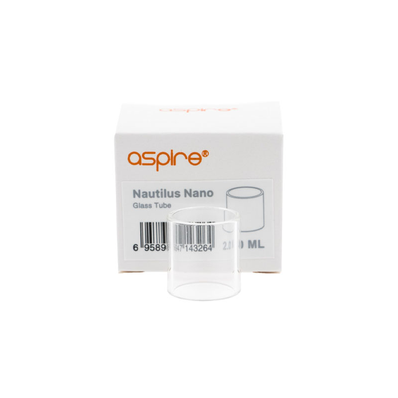 Réservoir de rechange en pyrex pour le clearomiseur Nautilus Nano de Aspire. Il peut contenir 2ml de eliquide.