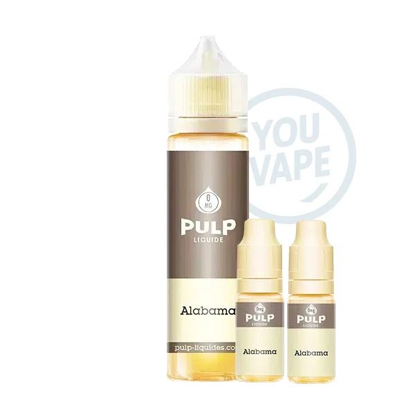 Pack Alabama de 50ml avec 6mg de nicotine par Pulp