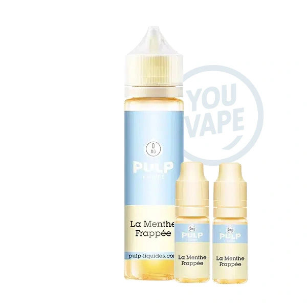 Pack La menthe Frappée 50ml avec 6mg de nicotine de Pulp