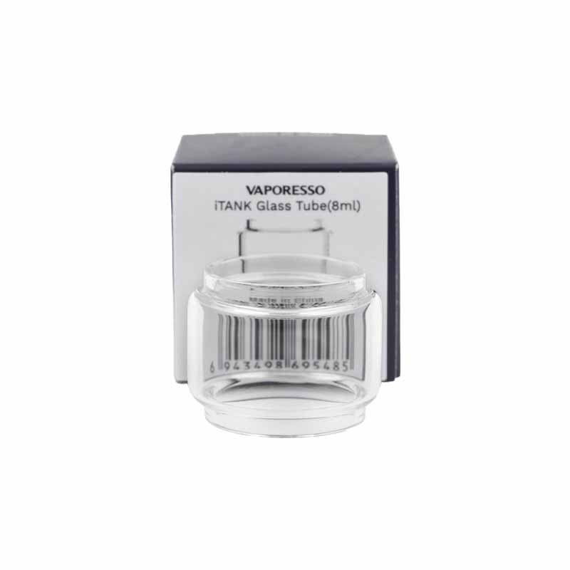 Réservoir bulb en pyrex de rechange pour le clearomiseur iTank de Vaporesso. Il peut contenir 8ml de eliquide.