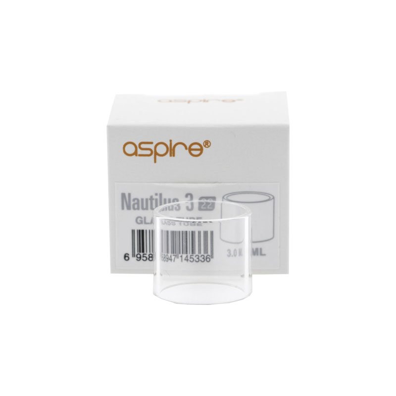 Réservoir en Pyrex de rechange pour le clearomiseur Nautilus 3²² de Aspire. Il peut contenir 3ml de eliquide