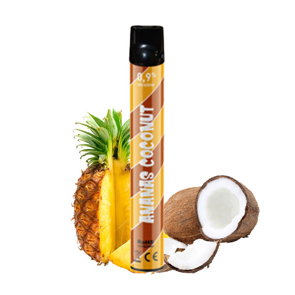 Wpuff Ananas Coconut par Liquideo
