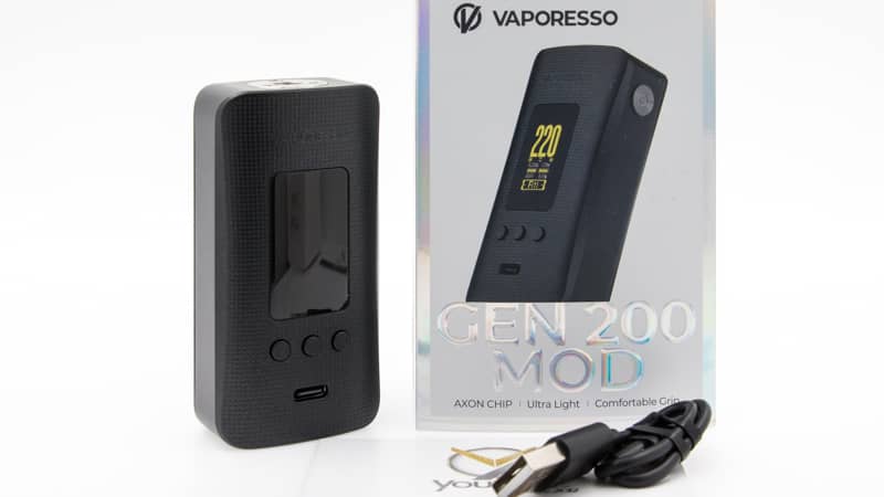 Contenu du coffret de la box Gen 200 de Vaporesso