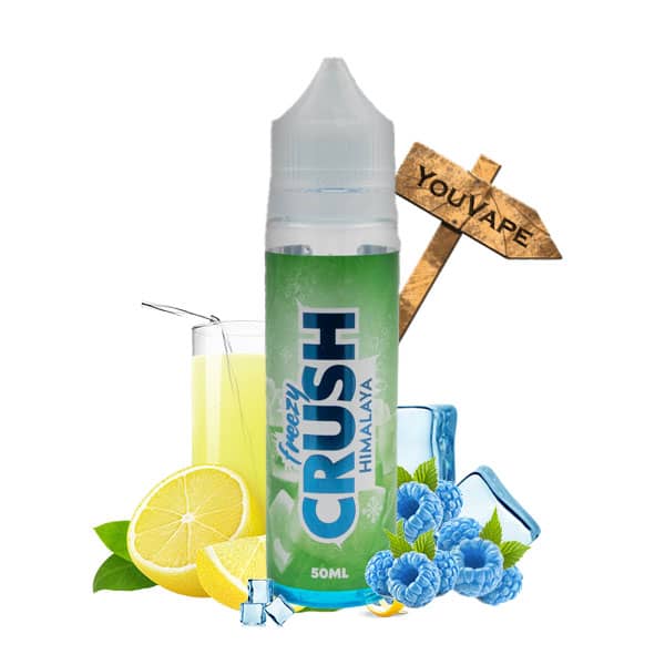 Le e liquide Himalaya , de la gamme Freezy Crush de E.Tasty, vous propose un granité ultra-frais de citron vert et de framboises bleues.