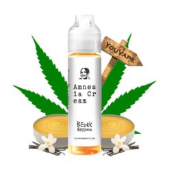 Le e-liquide  Amnesia Cream de Beurk Research vous propose une recette originale de Crème à la vanille parsemée de feuilles de cannabis Amnesia (sans Cbd ni Thc bien sûr).