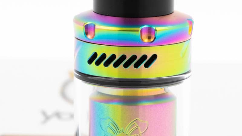 Le circuit d'air est le premier gros changement sur cette version 3 du Dead Rabbit. Il s'agit toujours d'un top airflow, il est donc bien antifuite. Sa bague de réglage apporte du dynamisme au design, et se révèle bien progressive.