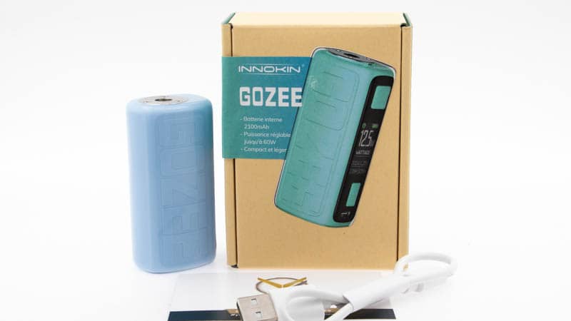 contenu du coffret de la box gozee de innokin