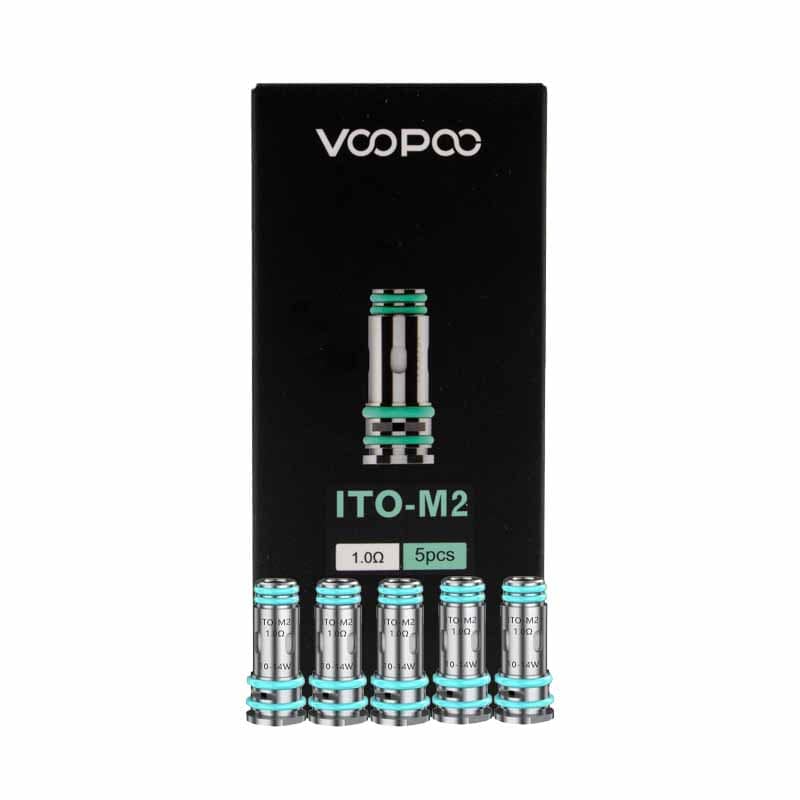 Résistances Ito de Voopoo, destinées au kit Drag Q et au pod Doric de la marque, disponibles dans différentes valeurs pour l'inhalation indirecte, ou directe restreinte.