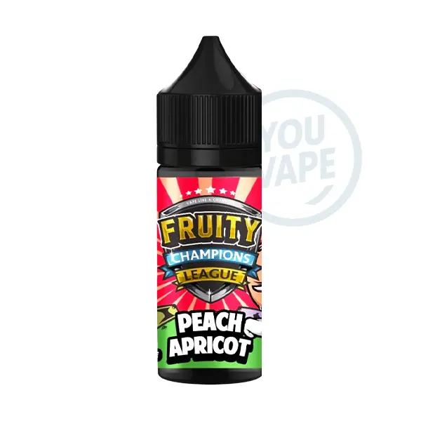 L'arôme concentré Peach Apricot 30ml de Fruity Champions League est une saveur de pêche et d'abricot mentholé.
