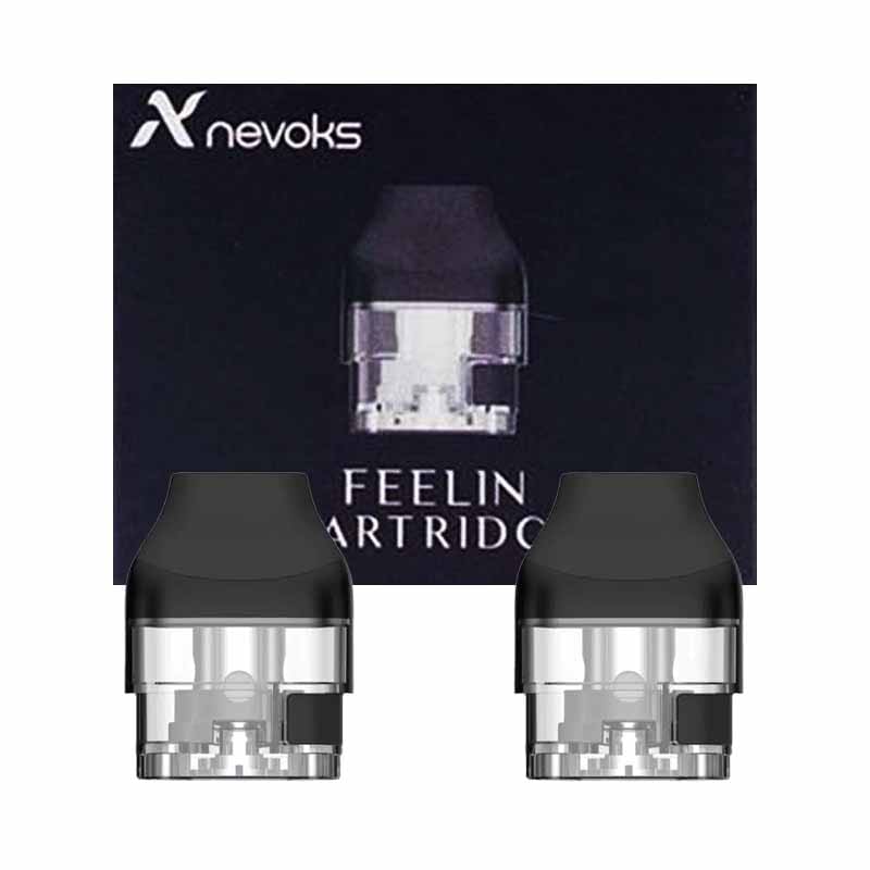 Cartouche de remplacement pour le Pod  Feelin de Nevoks. Elle accueille les résistances SPL 10 en Mesh de la marque (non incluses), et son réservoir peut contenir 2.8ml de e-liquide.