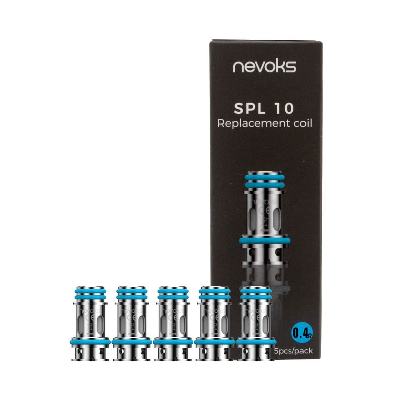 Résistances SPL 10 de Nevoks, destinées aux kits Pod de la série Feelin de la marque, pour l'inhalation indirecte ou directe restreinte.