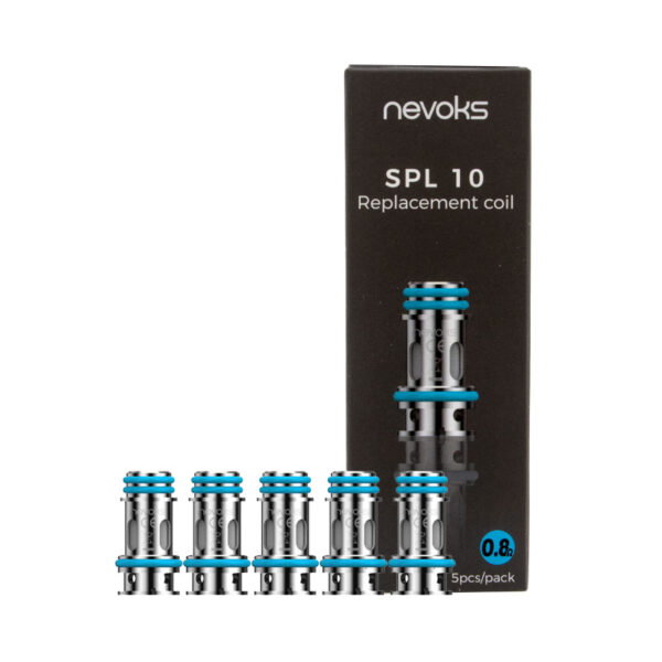 Résistances SPL 10 de Nevoks, destinées aux kits Pod de la série Feelin de la marque, pour l'inhalation indirecte ou directe restreinte.