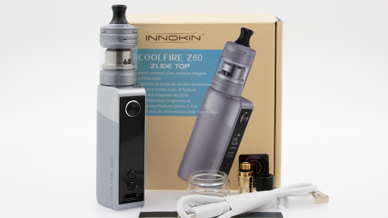 Contenu du coffret du kit Coolfire Z60 de Innokin