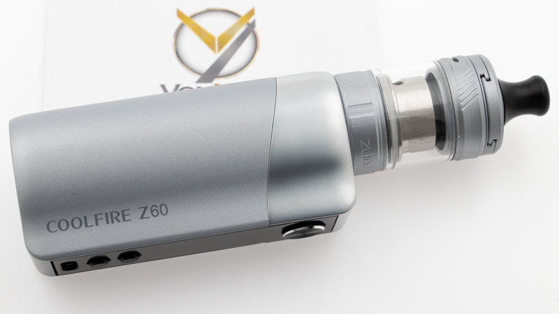 Le Kit Coolfire Z60 vous offre le meilleur de la vape, dans une grande simplicité d'usage et un format compact