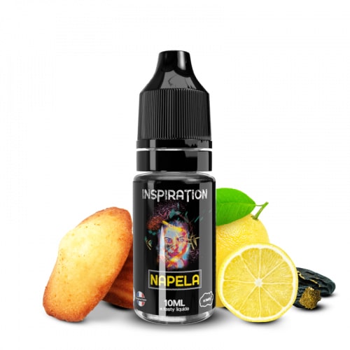 Le e liquide Napela de la gamme Inspiration de E.tasty crée en vous des souvenirs gourmands de madeleines citronnées, accompagnées de fève de tonka.