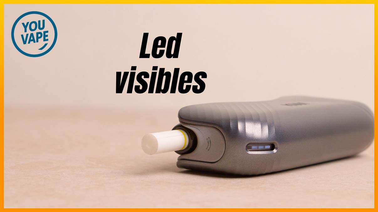 Leds de charge visibles avec la pochette en silicone de protection du Pod Kiwi 2