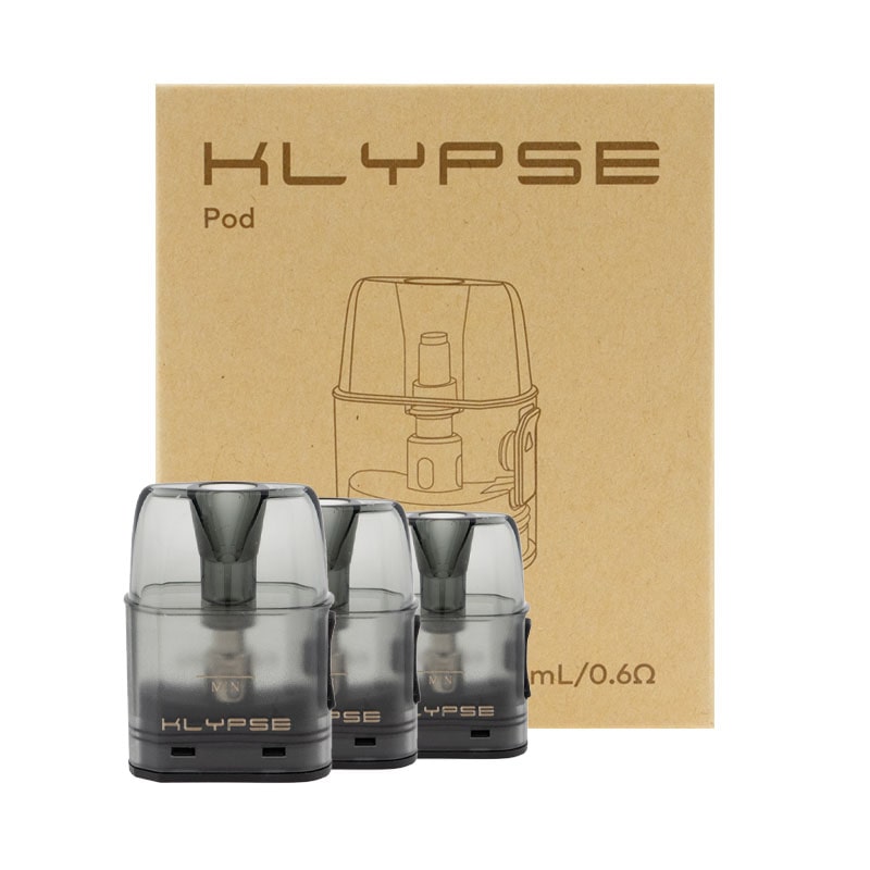 Pack de trois cartouches de rechange pour le pod Klypse de Innokin. Elle peut contenir 2ml de eliquide et contient une résistance intégrée de 0.80 ohm.