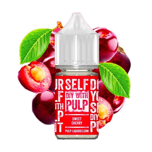 Le Sweet Cherry est un concentré de la marque Pulp aux arômes de cerises et de baies rouges fraichement cueillis dans les bois.