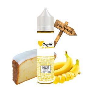 Le e liquide Moelleux Banane de Cupide est une saveur de dessert riche et généreux avec un bon goût sucré de gâteau à la banane.