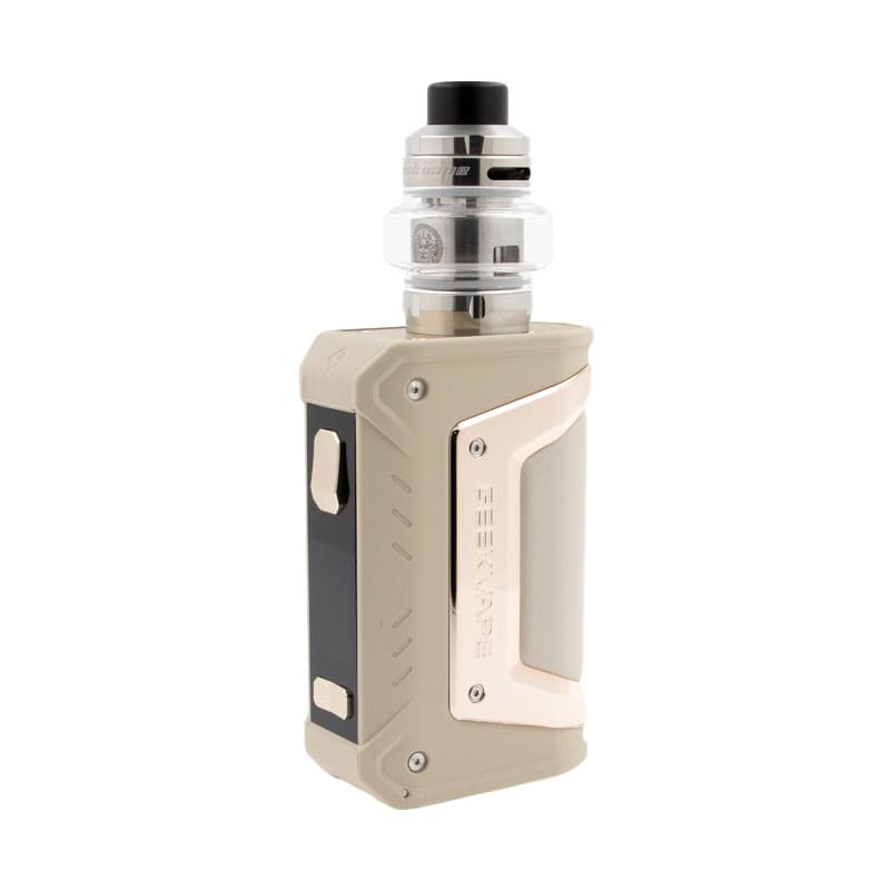 Le Kit Aegis L200 Classic Legend 2, étanche (IP68), antichoc et antifuite, déborde de clouds et d'autonomie grâce à 2 accus 21700.