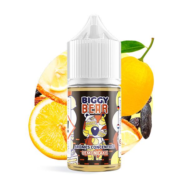 L'arôme concentré Lemon Cake 30ml de la marque Biggy Bear est une saveur de gâteau moelleux au délicieux goût de citron, accompagné d’une petite pointe de Tonka pour une vape gourmande et un Biggy Bear riche en saveurs !